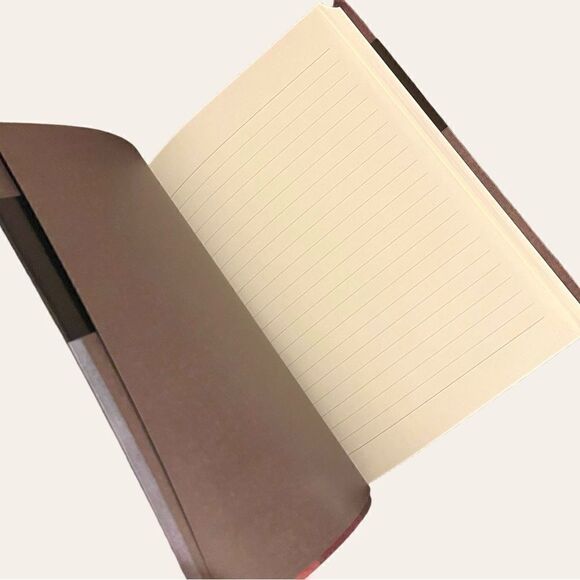 PaperLuxe Abstract Soft Canvas Soft Notes Ribbon Bookmarker Acid-Free Notebook - Picture 4 of 14